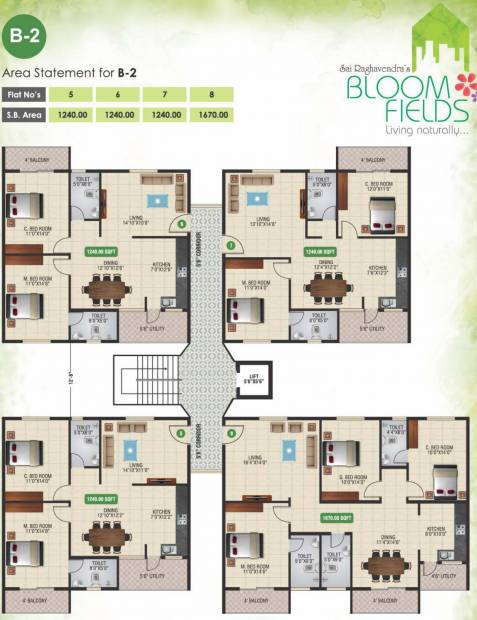  bloomfields Images for Cluster Plan of Sai Bloomfields