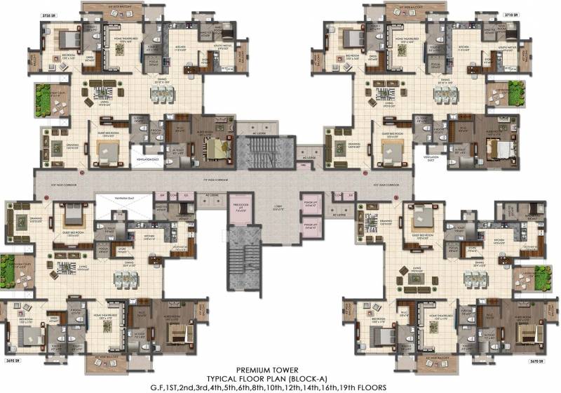 Images for Cluster Plan of Aparna Sarovar Grande