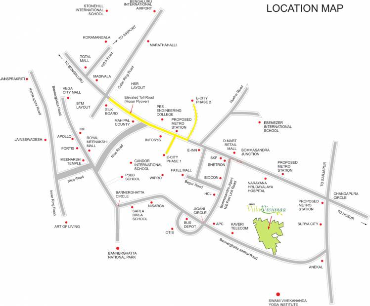  santa-fe Images for Location Plan of Jain Santa Fe