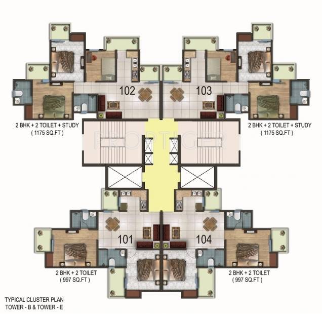 Images for Cluster Plan of One Leaf Troy