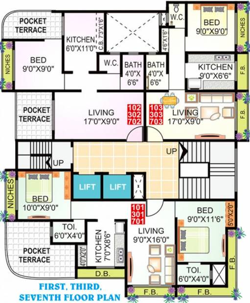 Images for Cluster Plan of Dharti Shree Krishna Complex