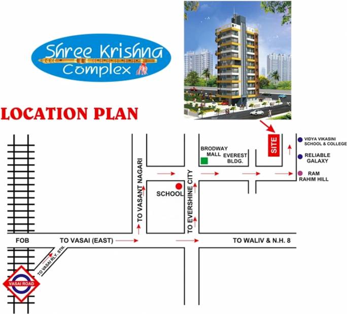 Images for Location Plan of Dharti Shree Krishna Complex