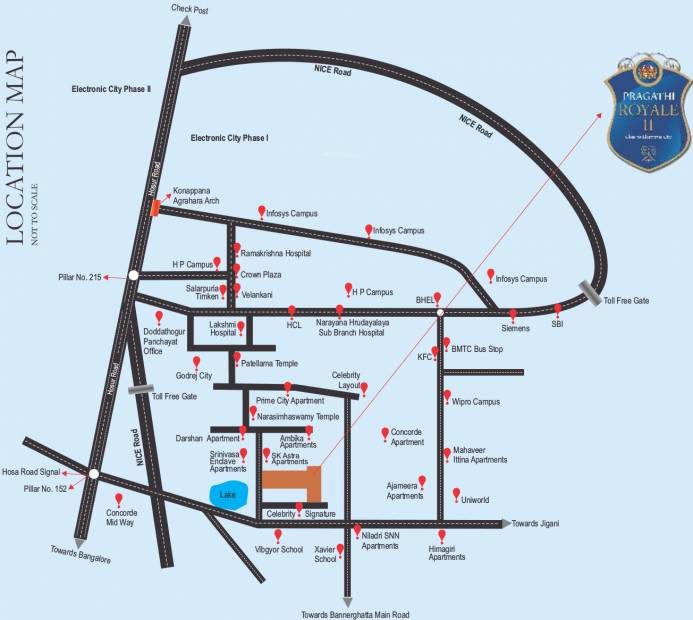  royale-ii Images for Location Plan of Pragathi Royale II