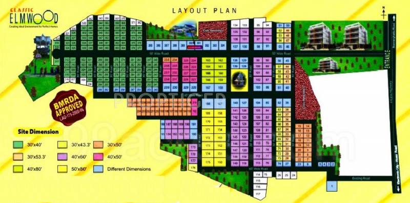  elmwood Layout Plan