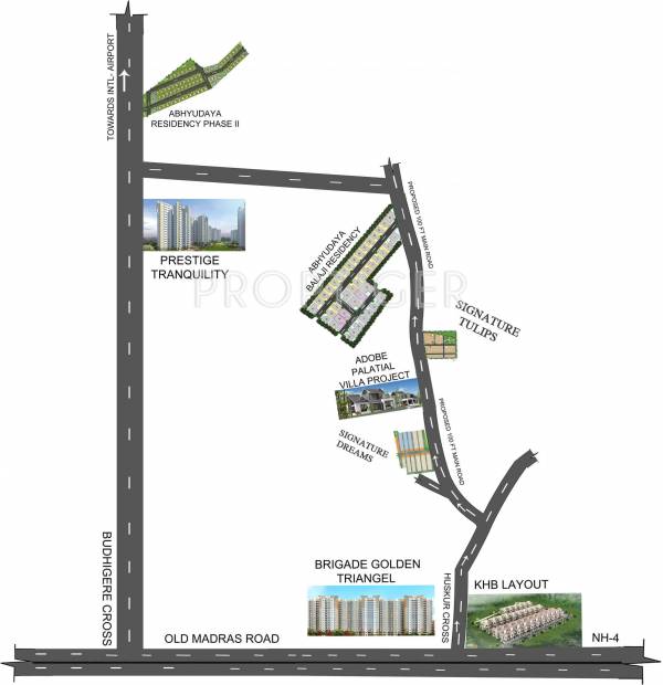 Images for Location Plan of Abhyudaya Residency Phase II