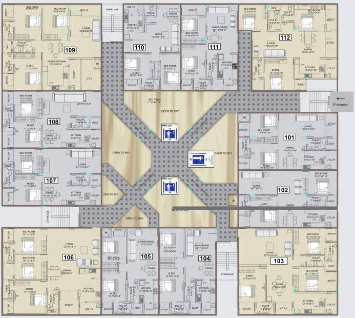  heights Images for Cluster Plan of Vmaks Heights