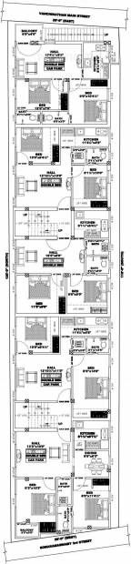 srivarie-foundation sri-swarnalakshmi Sri Swarnalakshmi Cluster Plan for 1st Floor