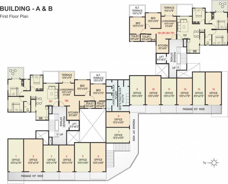 Images for Cluster Plan of Kamalraj Balaji Residency