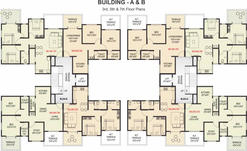 Images for Cluster Plan of Kamalraj Balaji Residency