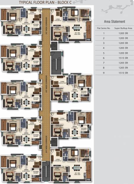  pushpak Images for Cluster Plan of Vazhraa Pushpak