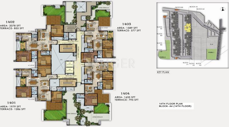 Images for Cluster Plan of Mahaveer Ranches