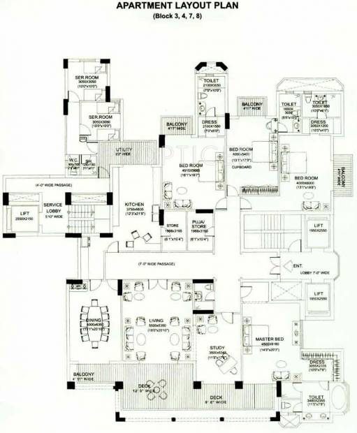 Images for Cluster Plan of DLF The Aralias