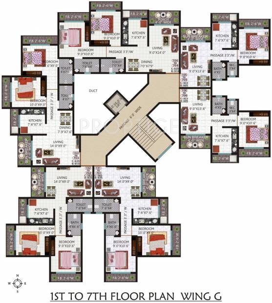 Images for Cluster Plan of Kohinoor Castles