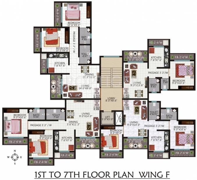 Images for Cluster Plan of Kohinoor Castles