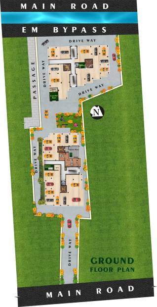  nirvana Images for Site Plan of Rajwada Nirvana