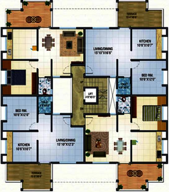 Images for Cluster Plan of Jay Aditya Tower
