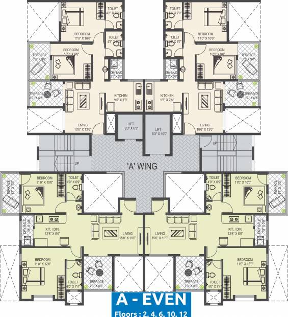 Images for Cluster Plan of Gokhale Briz