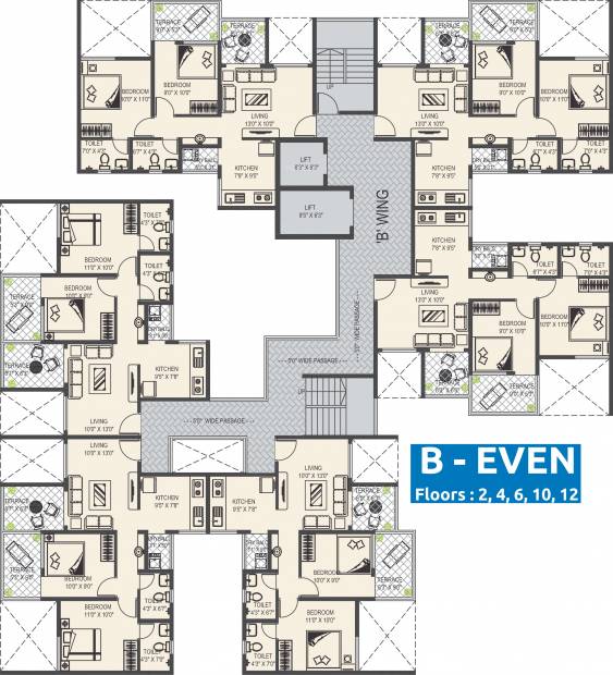 Images for Cluster Plan of Gokhale Briz