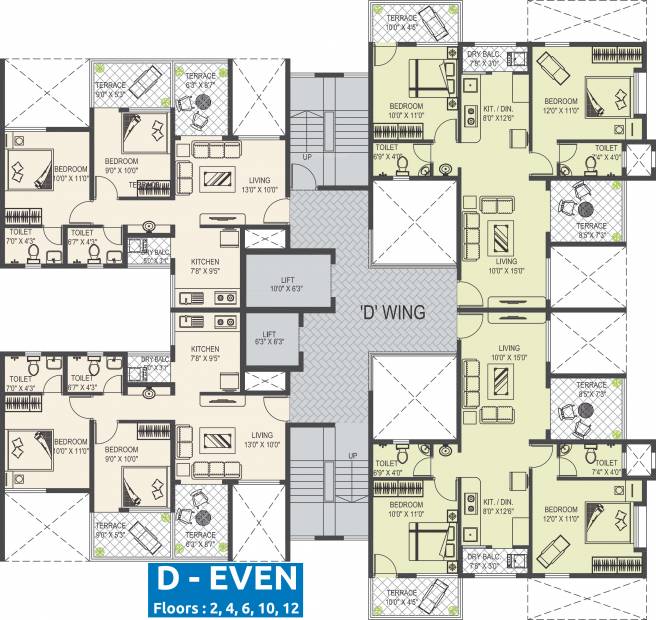 Images for Cluster Plan of Gokhale Briz
