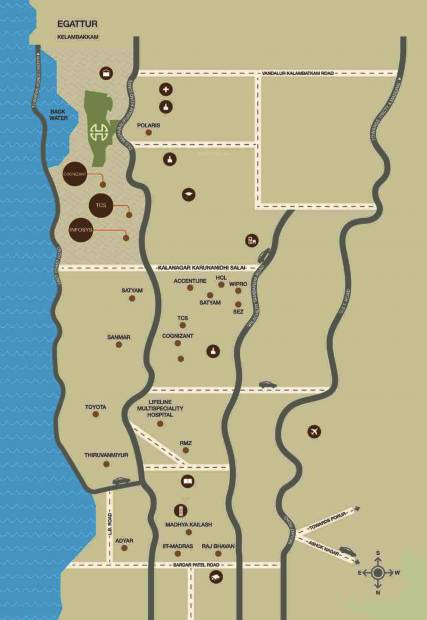  tiana Images for Location Plan of Hiranandani Tiana