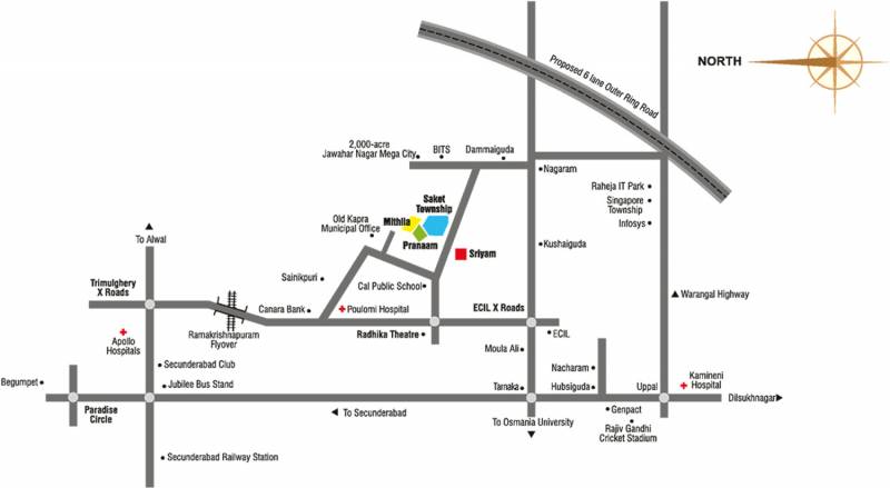  pranaam Images for Location Plan of Saket Pranaam