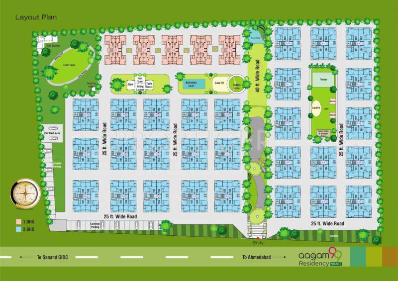 Images for Layout Plan of Aagam 99 Residency