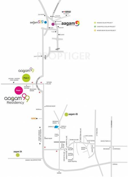 Images for Location Plan of Aagam 99 Residency