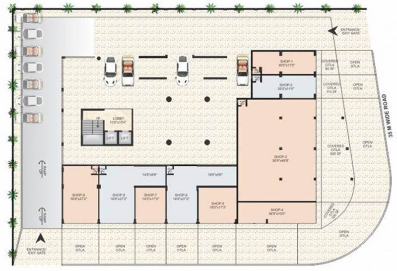 Images for Layout Plan of Galaxy Krishna Tower