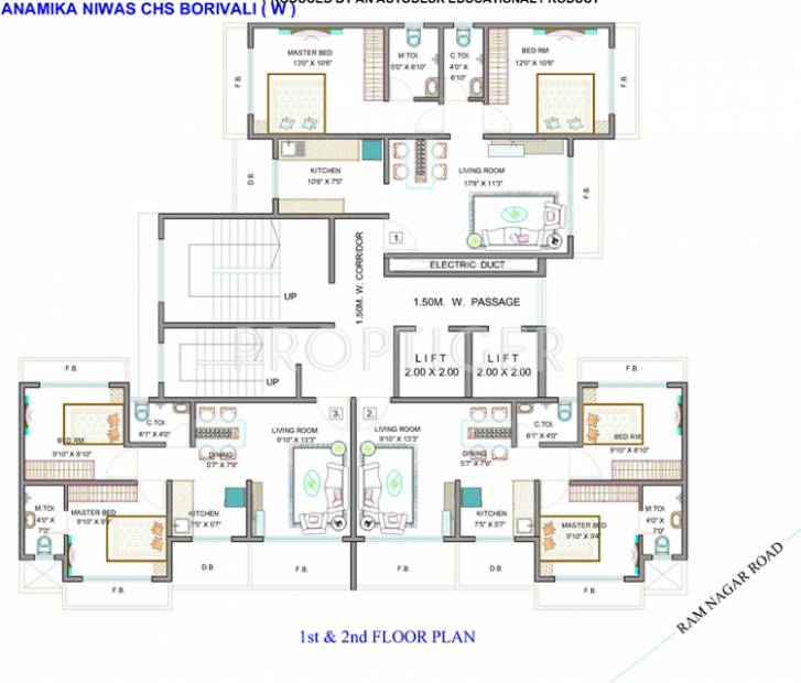 Images for Cluster Plan of Aditya Anamika Niwas CHS