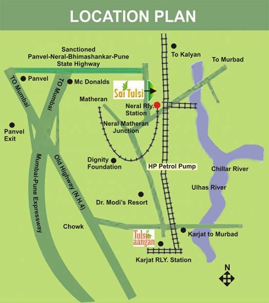  aangan Images for Location Plan of Tulsi Aangan