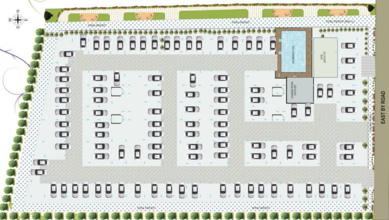  residency Images for Cluster Plan of Dhathri Residency
