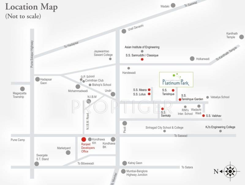 Images for Location Plan of Ranjeet Shree Siddhivinayak Platinum Park