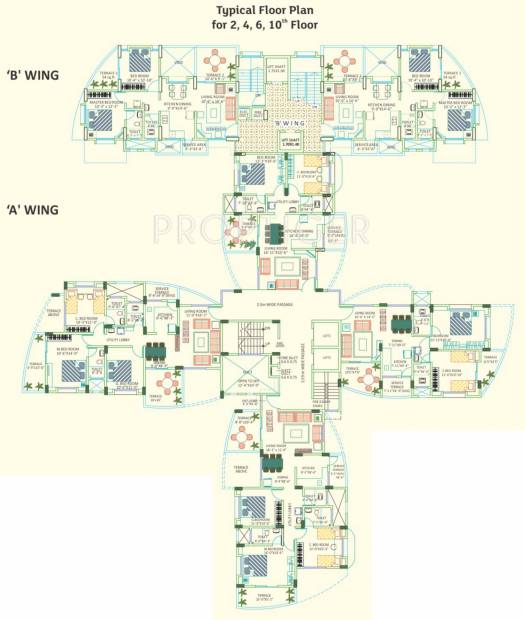 Images for Cluster Plan of Builders Combine Bella Vista