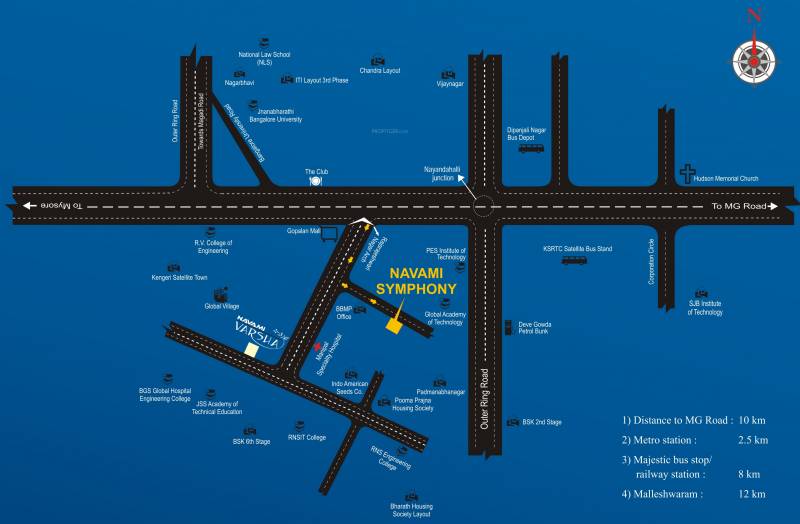  symphony Images for Location Plan of Navami Symphony