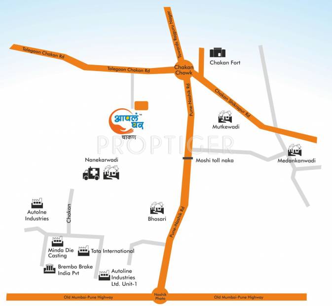 Images for Location Plan of Maple Aapla Ghar Chakan