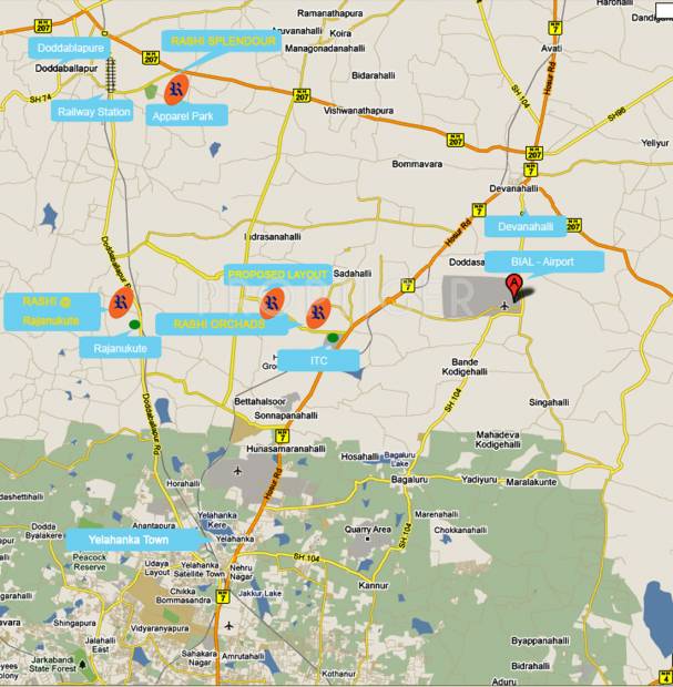Images for Location Plan of Rashi Splendour