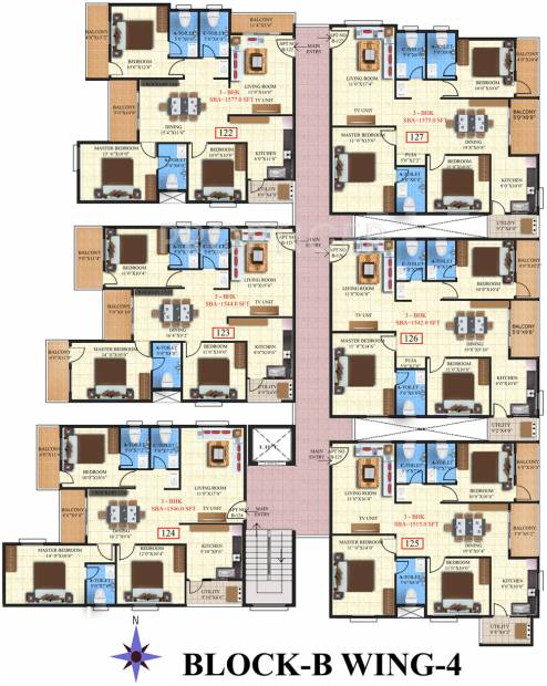  brindavanam Images for Cluster Plan of SV Brindavanam