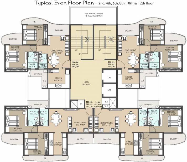 Images for Cluster Plan of Paradise Sai Sahil
