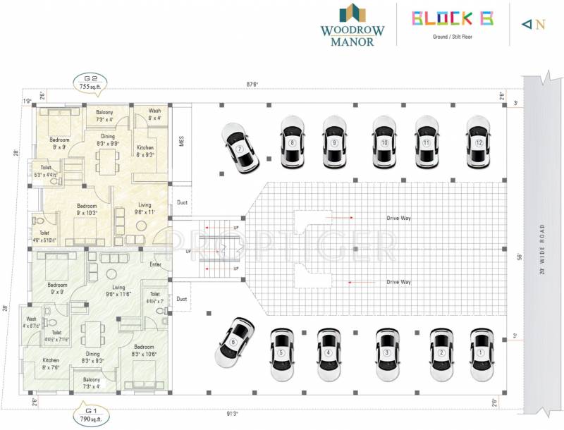 Images for Cluster Plan of Sekaran Woodrow Manor