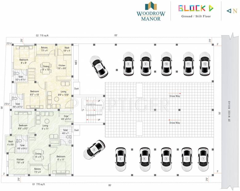 Images for Cluster Plan of Sekaran Woodrow Manor