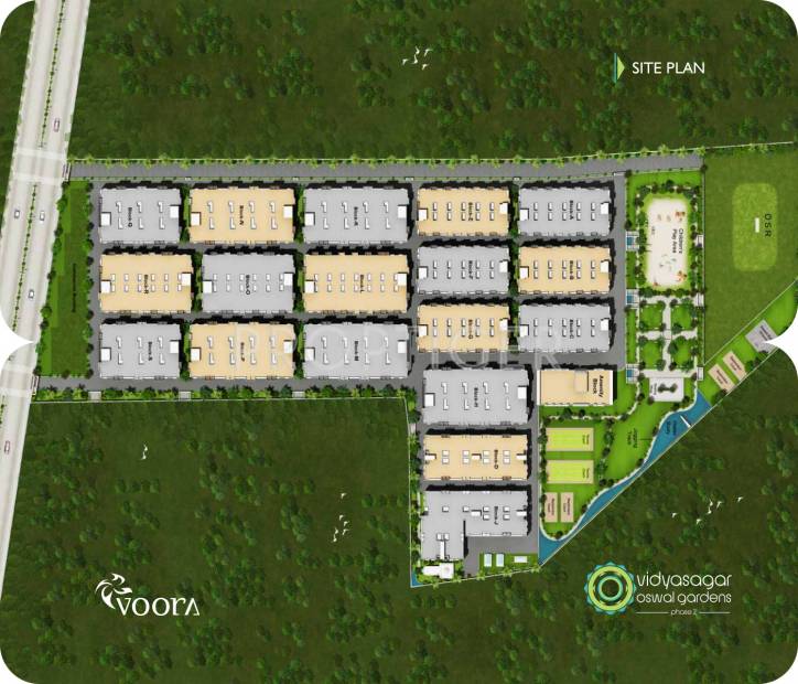 Images for Site Plan of Voora Vidyasagar Oswal Gardens