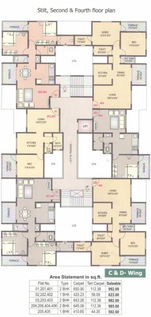  vishwajeet-residency Images for Cluster Plan of SGL Vishwajeet Residency