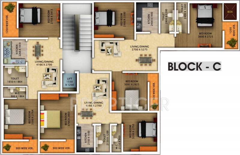Images for Cluster Plan of Cancun Sun Plaza