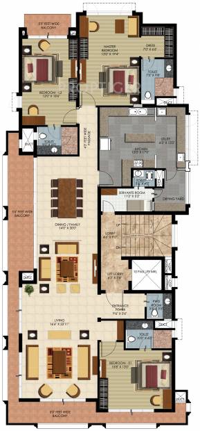 Images for Cluster Plan of Ashed Regency Florence