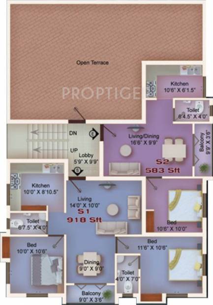  exodus Block  A and C Cluster Plan for 2nd Floor