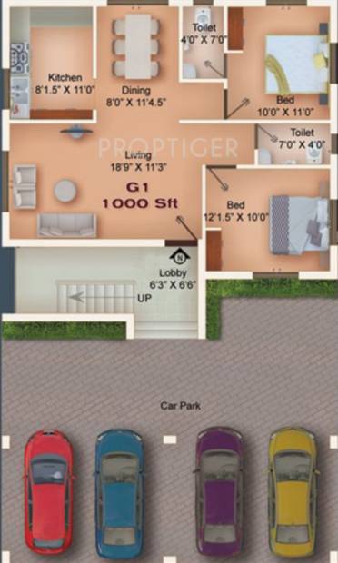  exodus Block B Cluster Plan for Ground Floor