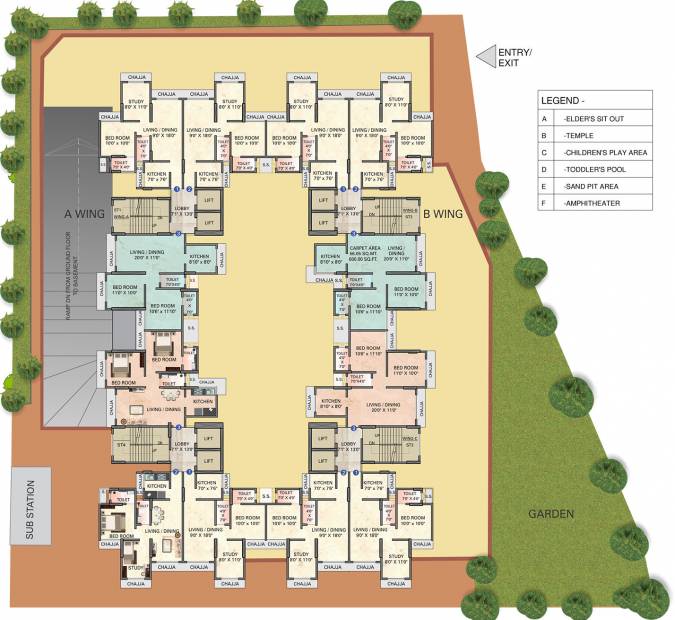  mogra-vikas Images for Layout Plan of Spark Mogra Vikas