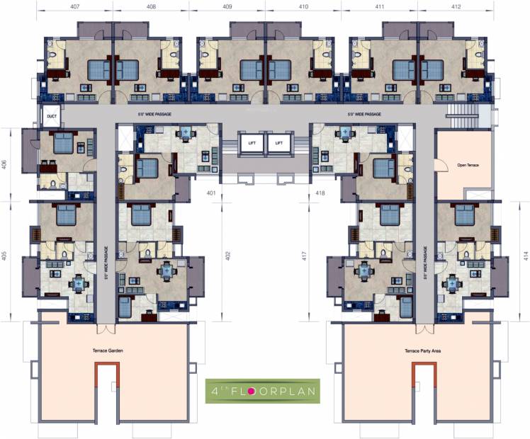  euphoria Images for Cluster Plan of Doshi Euphoria