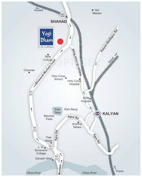  yogi-dham Images for Location Plan of Ajmera Yogi Dham