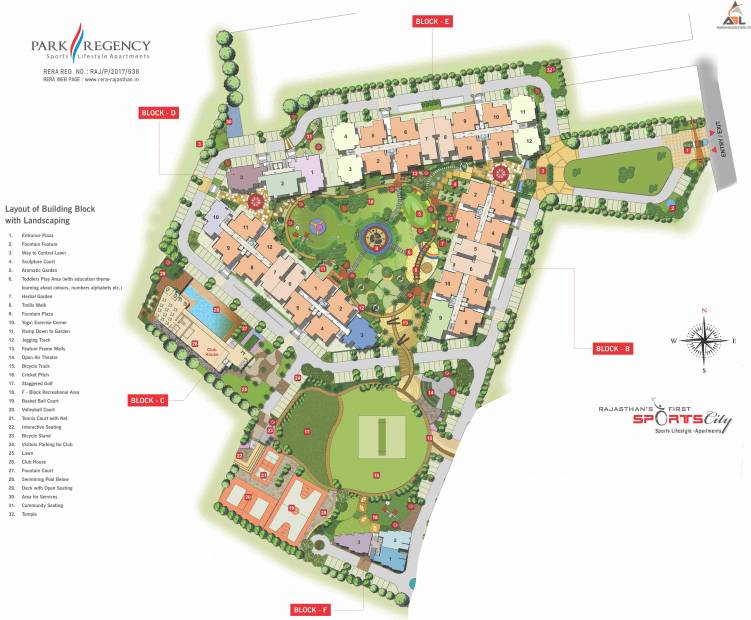  park-regency Images for Master Plan of Adarsh Park Regency